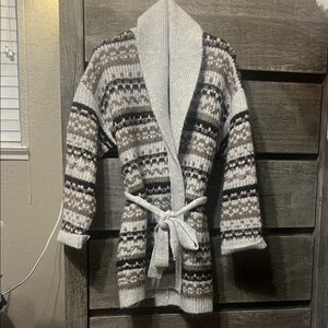 Stitches & stripes wrap cardigan. Sz med